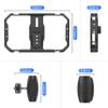 DUYHBAWRS Universal Smartphone Camera Cage Stabilizer with Handgrip Coldshoe Handheld Phone Stabilizer view 2