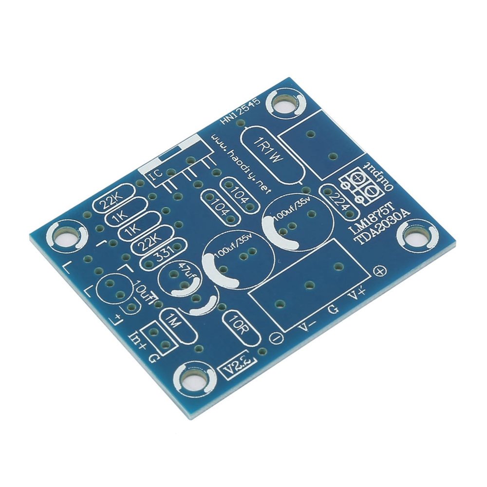 aqxreight LM1875T DIY Kit 20W M Channel HiFi Power Amplifier Board Power Amplifier Board DIY KitAmplifier Kit KitPower BoardLM1875T Seasoned Our