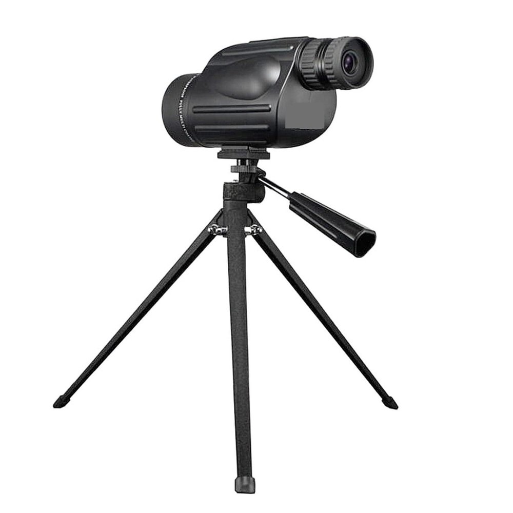 10-30X50 HD Zoom Monocular Telescope for Bird Watching, Hunting, Waterproof with Tripod & Night Vision, Shockproof Design