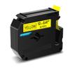 1PK 9/12mm Black On White Tape M-K231 Compatible with MK231 M-K 431 631 731 for Label Maker PT-65 PT-70 PT-80 PT-M95(Black on Yellow) view 1