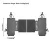 2PCS - Universal Adjustable Radio Bag, Tactical Radio Pouch with Hook and Loop, Elastic Cord Radio Cases Walkie Talkie Holder for AN/PRC-163,AN/PRC-152,AN/PRC148 view 3