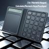 Diyeeni Portable Numpad, Number Pad with Touchpad and Calculator, Foldable Ultra Thin Wireless Numeric Keypad, Compatble with Wins, OS X view 3