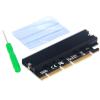 3in1 Adapter Card Heat Sink Sticker Screwdriver NVME PCIE NGFF M.2 SSD for Windows7/ 8/10 / for Linux Parts view 2