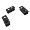 Irfora Maximize Space with Under Desk Laptop Shelf, Aluminum Alloy Device Holder with Anti Scratch Silicone for Laptops, TV Boxes (Black) view 3