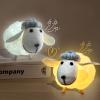Small 3D Cute Sheep Lightning Night Light Warm White Changing Night Light NO DIY Decorations for Adults and Kids Indoor Home Bedroom view 1