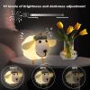 Small 3D Cute Sheep Lightning Night Light Warm White Changing Night Light NO DIY Decorations for Adults and Kids Indoor Home Bedroom view 4