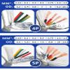 5m 4core 5core High Flexible Drag Chain Shielded Pure Copper Cable 26/24/22/20/18/17/15 AWG PVC Bending Resistant CNC Cable(5 cores,17 AWG-1.0MM) view 2