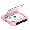 ENVYCLOUD CD Player Portable with Dual Stereo Speakers, Rechargeable Portable CD Player with Bluetooth for Home with Headphones, Support CD/AUX/USB,Pink view 1