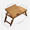 Adjustable Foldable Laptop Desk Lap Desk with Height Adjustable Legs Japanese Floor Table for Reading Living Room,Ideal for Home view 2