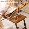 Adjustable Foldable Laptop Desk Lap Desk with Height Adjustable Legs Japanese Floor Table for Reading Living Room,Ideal for Home view 4