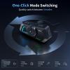Fodsports T1 PRO Motorcycle Intercom V5.4 with Music Sharing, One-Click Switching for 4 Functional Modes, 6-Way Motorcycle Helmet Headset, FM/5 Stickers/Noise Cancellation/Stereo Music, 2 Pack view 3