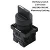 XB2-ED21 XB2-ED25 XB2-ED33 XB2-ED53 2 3 Position 1NO1NC 1NO 2NO Latching Self-Lock Momentary Selector Rotary Push Button Switch(XB2-ED33) view 2