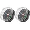 2 Pack Cases Compatible with Samsung Galaxy Watch 8 44mm with Screen Protector, Flexible TPU Shockproof Scratch Proof Cover Case (Clear/Clear) view 1