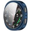 2 Pack Cases Compatible with Samsung Galaxy Watch 8 40mm with Screen Protector, Flexible TPU Shockproof Scratch Proof Cover Case (Black/Blue) view 3