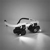 MVUYO Retractable Leg Repair Eyed Mounted Magnifier High Power LED Light view 2