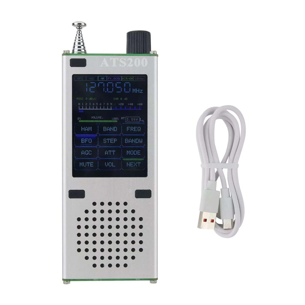 Portable 2.4 inch FM AM LW SSB Shortwave Color Screen Full Band Radio Receiver Parts