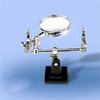 MVUYO Welding Table Magnifying Glass with Clamp Electric Soldering Iron Repair Board view 2