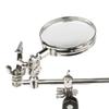 MVUYO Welding Table Magnifying Glass with Clamp Electric Soldering Iron Repair Board view 3