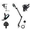 MVUYO Clip Type Cantilever Bracket with Light Magnifying Glass, Electronic Repair, Embroidery Reading(10x) view 4