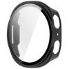 2 Pack Hard Case for Samsung Galaxy Watch 8 44mm with Screen Protector, Hard PC Protective Case Shockproof Anti-Scratch Bumper Cover with Tempered Glass (Black/Pink) view 4
