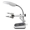MVUYO LED Multifunctional Magnifying Glass Clamp Desktop Welding Repair Magnifying Glass view 1