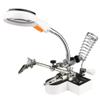 MVUYO Desktop Multifunctional Electric Soldering Iron with LED and Auxiliary Clip Interface view 1