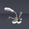 MVUYO Desktop Multifunctional Electric Soldering Iron with LED and Auxiliary Clip Interface view 2
