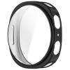 3 Pack Cases Compatible with Samsung Galaxy Watch 8 44mm with Screen Protector, Flexible TPU Shockproof Scratch Proof Cover Case (Black/Silver/Black) view 4