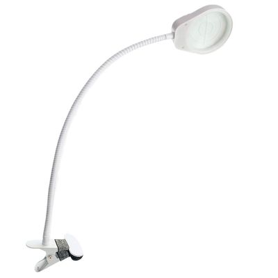 MVUYO Reading Magnifying Glass Desk Lamp Eyebrow Tattoo Embroidery Assistance LED Magnifying Glass(10x)