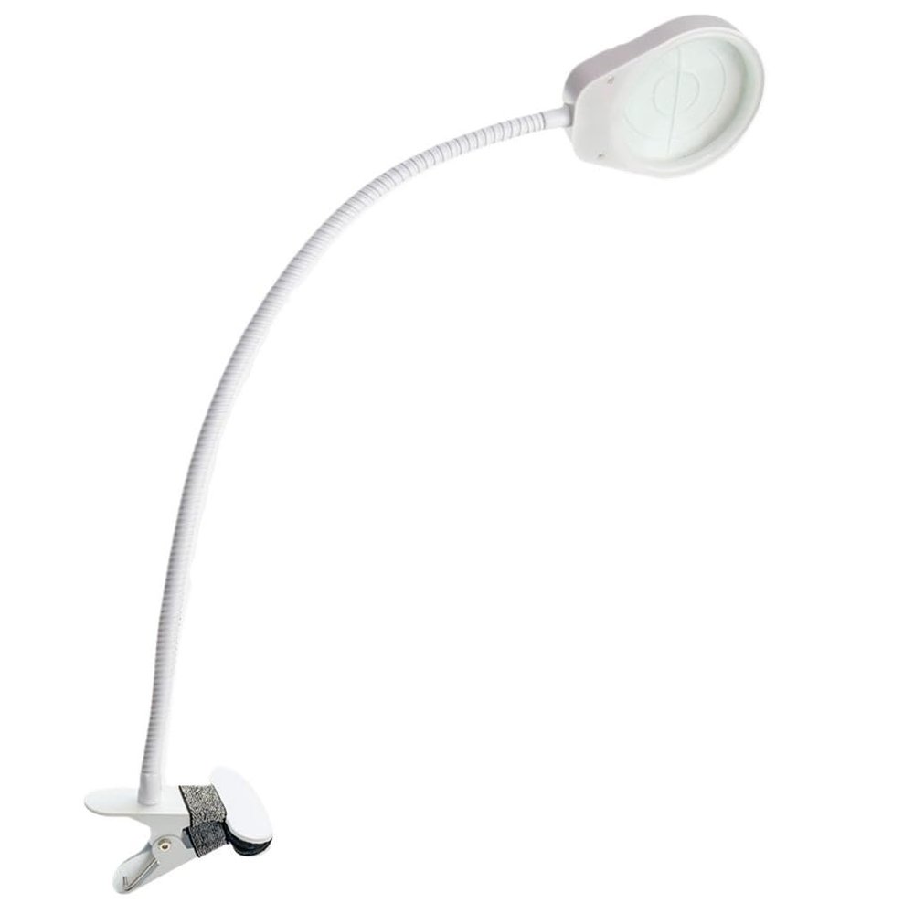 MVUYO Reading Magnifying Glass Desk Lamp Eyebrow Tattoo Embroidery Assistance LED Magnifying Glass(10x)