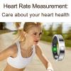 Yihou Smart Ring for Women Fitness Ring Health Ring with Diamonds Fitness Tracker with Heart Rate Sleep Monitor No Subscription Fee for Android iOS Silvery 6# view 3