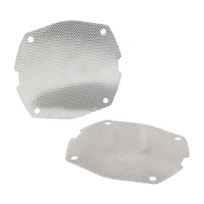 2X Chrome Front Mesh Speaker Grilles Fit Harley Dresser FLH/T Electra Glide