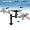 Velpaw Telescoping Fish Finder Mount,for 9"-12" Large Fishfinders & Chartplotters,Height-Adjustable Depth Finder Mount Compatible with Lowrance, Garmin, Humminbird and More,for Boats (Long Arm) view 3
