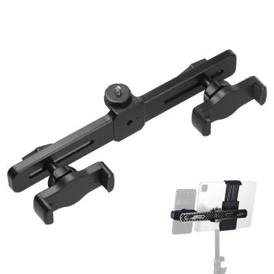 Beufee Phone Tripod Mount, Universal Tripod Cell Phone Holder 360 Rotatable Adjustable Smartphone Mount Fits for All Smartphone (01#)