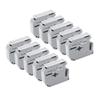 10Pcs MK931 MK-931 M-K931 Black On Silver 12mm Label Tape Compatible with PT-70 PT-90 Label Maker Machine view 1