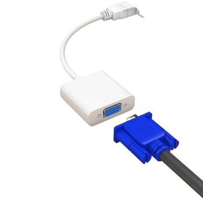 bodateng HDMI-Compatible to Converter with Audio Power Adapter Suitable for Laptops Televisions Display Screens Projectors 1080P HD(Converter White)
