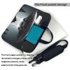 15.6 Inch Laptop Shoulder Bag For Men Women,Waterproof Briefcase Messenger Bag Alien Spaceship Ufo Laptop Sleeve Bag W/Strap Handle view 3