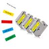 10PK 9mm Black On Blue Label Tape MK-521 MK521 M-K521 Printer Ribbon Compatible with Label Maker PT-70 PT-80 view 2