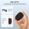 FVYAO Wearable Bluetooth Speakers, Mini Speakers with Built-in Mic, 6W Clip-On Small Speaker, Stereo Pairing Magnetic Speaker, Bluetooth 6.0 Outdoor Portable Speakers Wireless for Work, Golf, Running view 4
