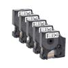 10pcs 12mm D1 Tape 45013 45010 45018 45024 Compatible Label Tape for LabelManager 160 280 Label Maker COLORPOP(5PK Black on White) view 1