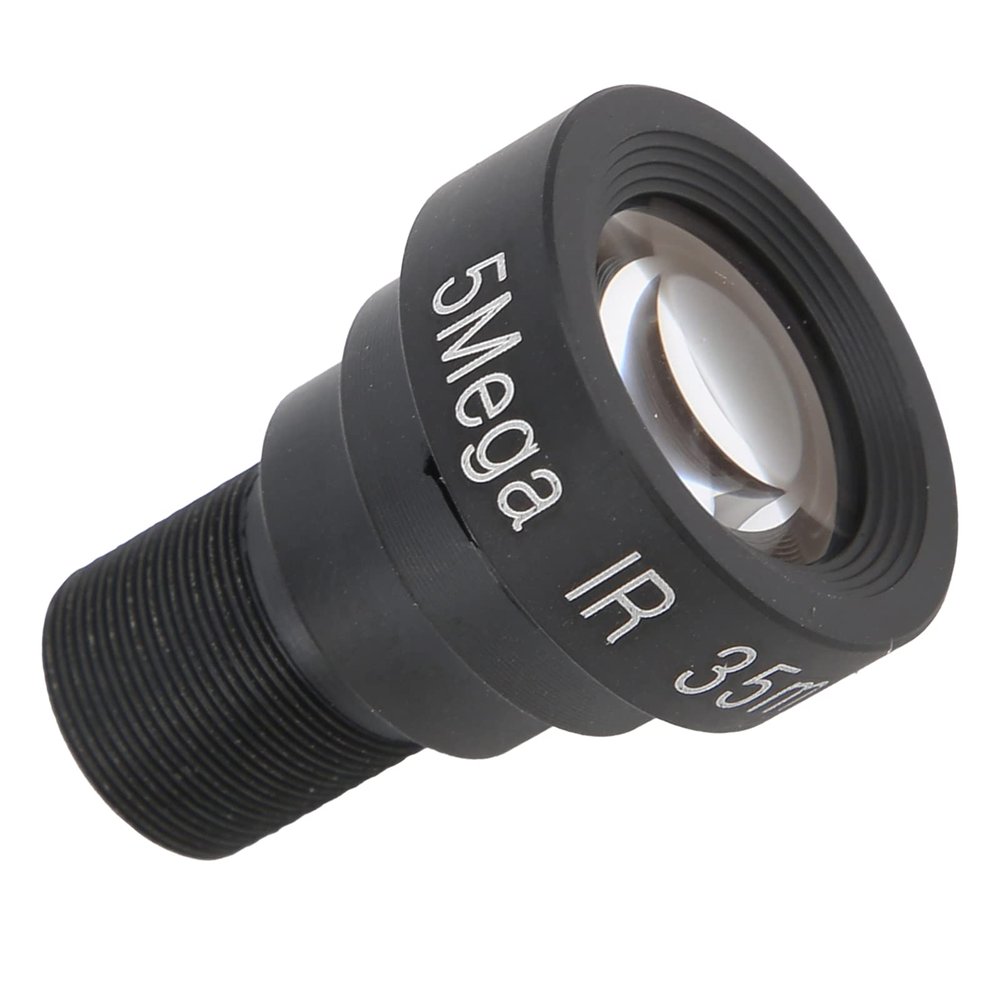 5MP HD Single Board Camera Lens, M12 Interface, 35mm Optical Length, Professional Manufacturing, Easy Installation, Premium ABS and Optical Glass Material