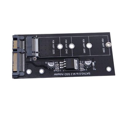 Black | M.2 Ngff Ssd to Sata 3 3.0 Adapter Card Converter B B&M Key Protocol Solid State Disk Drive 2230 2280 2242 New 2026 High for Reliable Electronic Component, Precision, Stable Performance
