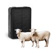 GPS Animal Tracker, Solar GPS Anti-Lost Device for Cattle, Sheep and Horses, 9000mAh Capacity, 5-Positioning and 5Alarm Functions, Voice Monitoring, Unlimited Range, for Farm view 1