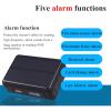GPS Animal Tracker, Solar GPS Anti-Lost Device for Cattle, Sheep and Horses, 9000mAh Capacity, 5-Positioning and 5Alarm Functions, Voice Monitoring, Unlimited Range, for Farm view 2