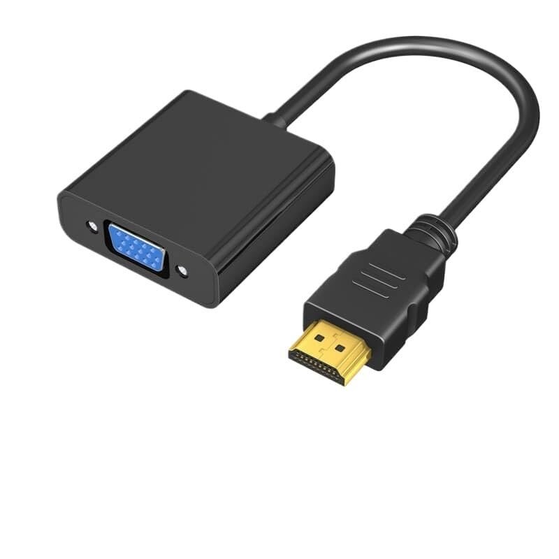 bodateng HDMI-Compatible to Converter with Audio Power Adapter Suitable for Laptops Televisions Display Screens Projectors 1080P HD(Converter Black)