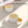 EWA Bluetooth Speaker, Mini Portable Bluetooth Speaker with Creative Cup-Shaped Design, IP67 Waterproof, Loud & Clear Sound, Ideal Gift for Desk, Travel & Holidays, A163 (White) view 2
