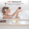 EWA Bluetooth Speaker, Mini Portable Bluetooth Speaker with Creative Cup-Shaped Design, IP67 Waterproof, Loud & Clear Sound, Ideal Gift for Desk, Travel & Holidays, A163 (White) view 4