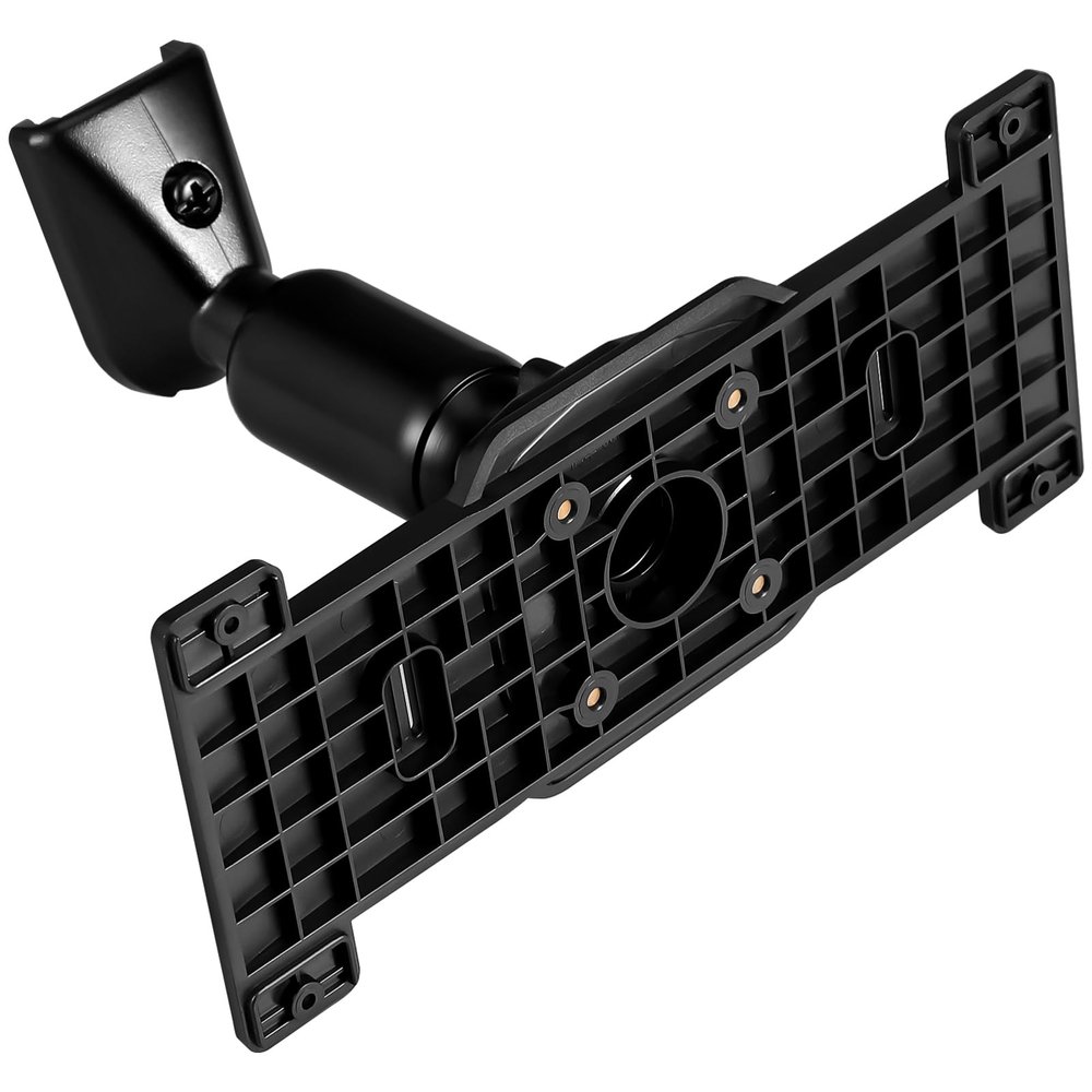 Gatuida 1 Set Rearview Mirror Back Plate, Dash Cam Mounting Bracket, Mirror Dash Cam Holder for Car, Black Aluminum Alloy, 6.10 x 2.63 x 0.39 Inch
