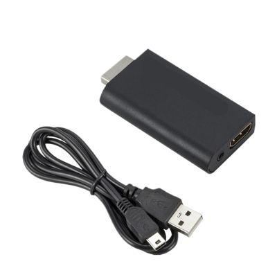 LINGQE PS-2 to HDMI-Compatible Converter 1080P Full HD Video Conversion Transmission Interface Adapter Game Console to HD TV Projector