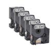 10pcs 12mm D1 Tape 45013 45010 45018 45024 Compatible Label Tape for LabelManager 160 280 Label Maker COLORPOP(5PK Black on Silver) view 1